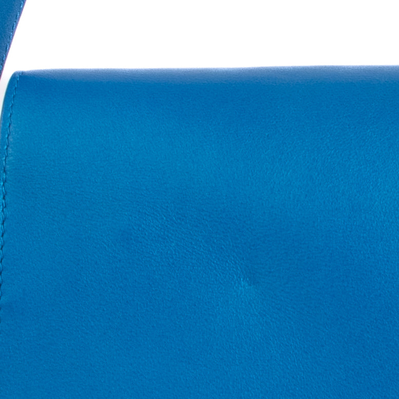 Buy an authentic second hand Delvaux Electric Blue Polo Madame Bag at Labellov