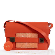 Buy an authentic second hand Delvaux Piment Polo & Galuchat Madame Shoulder Bag at Labellov