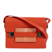 Buy an authentic second hand Delvaux Piment Polo & Galuchat Madame Shoulder Bag at Labellov
