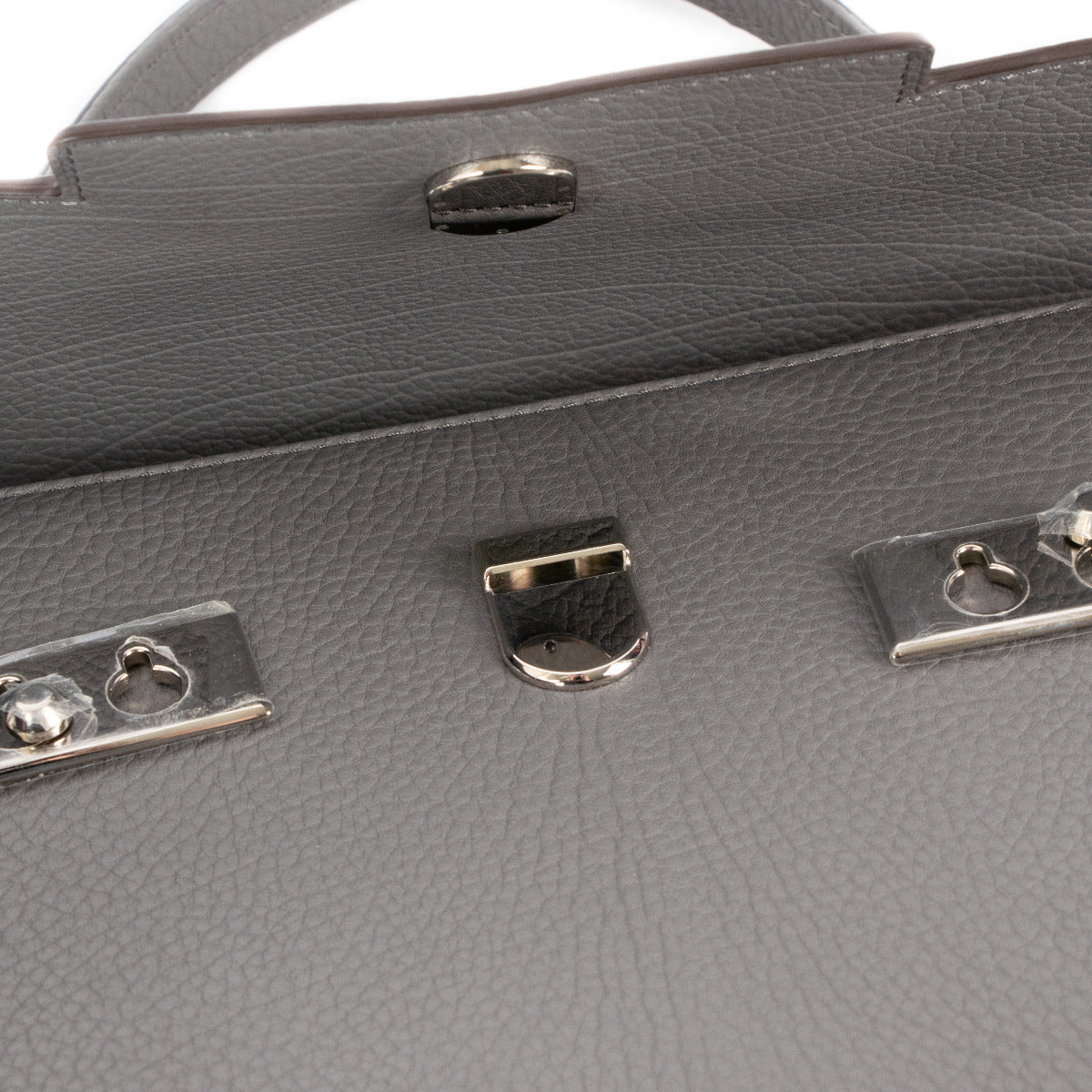 Delvaux Stone Crispy Calf Tempête MM