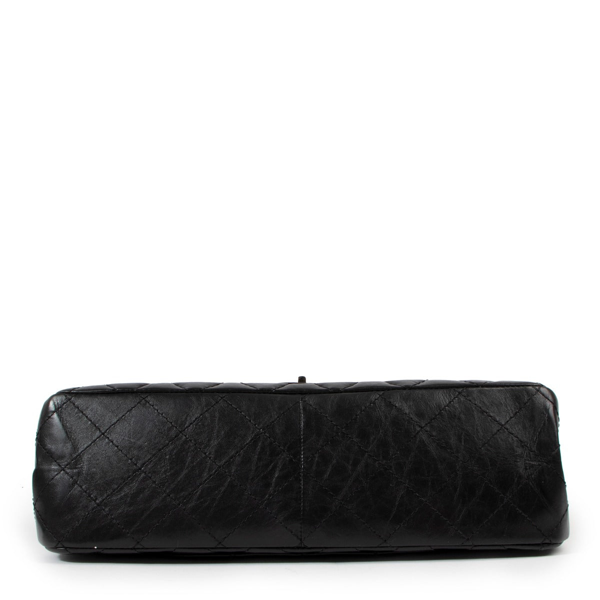 Sac Chanel Maxi 2.55 en cuir de veau vieilli noir