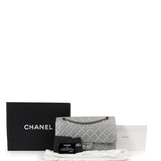 Buy an aunthentic second hand Chanel Silver Aged Calfskin Leather Maxi Reissue 2.55 in very good condition at Labellov.