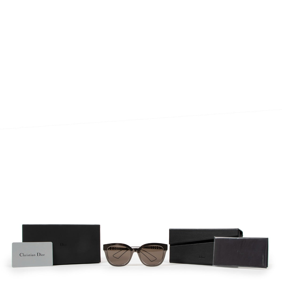 Christian Dior Dioramal Metal Squared Sunglasses