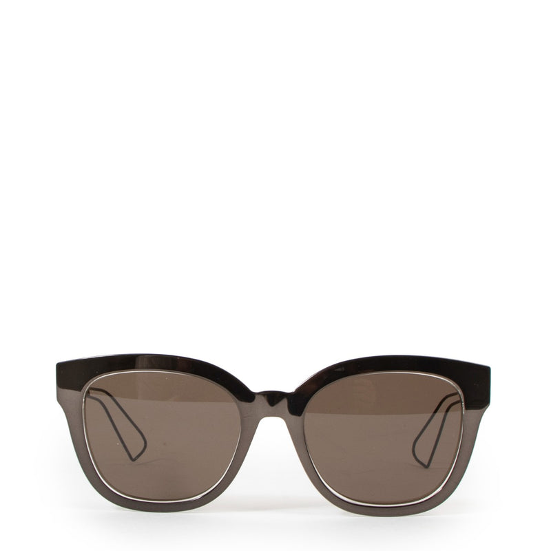 Buy a vintage original Christian Dior Grey Sunglasses in very good condition at Labellov Antwerp.