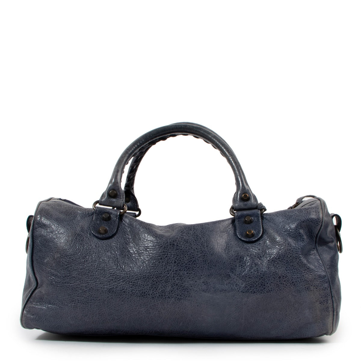 Balenciaga Jacinthe Lambskin Leather Classic Twiggy Top Handle Bag