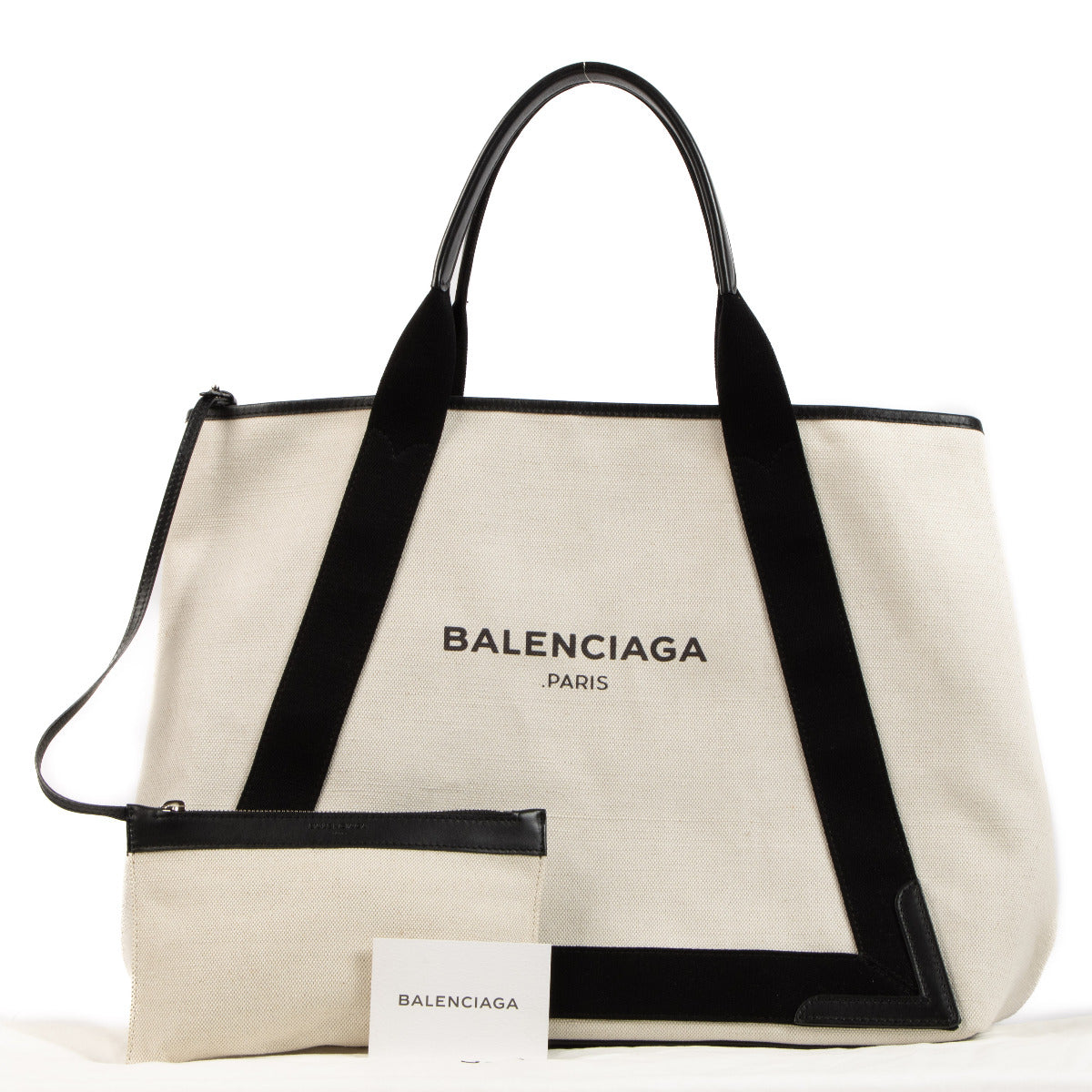 Balenciaga Toile Cabas Bag