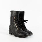 Shop safe online at Labellov in Antwerp, Brussels and Knokke these 100% authentic second hand Chanel Black Motorcycle Boots - Size 37,5
