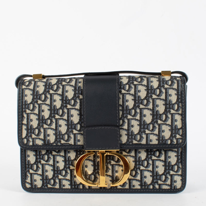 Authentic preloved Christian Dior Blue Oblique 30 Montaigne Bag on Labellov.com