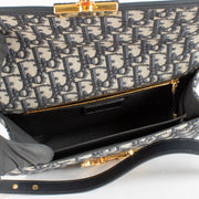 Authentic preloved Christian Dior Blue Oblique 30 Montaigne Bag on Labellov.com