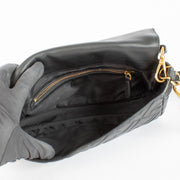 Authentic preloved Fendi Black FF Baguette Bag on Labellov.com