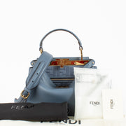 Authentic Preloved Fendi Blue Peekaboo Mini Bag on Labellov.com