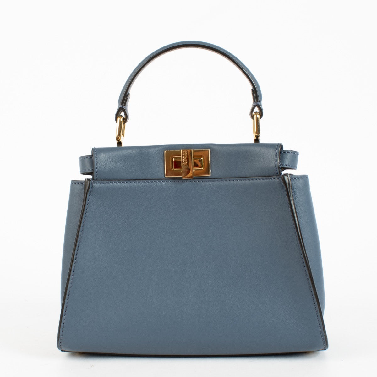 Authentic Preloved Fendi Blue Peekaboo Mini Bag on Labellov.com