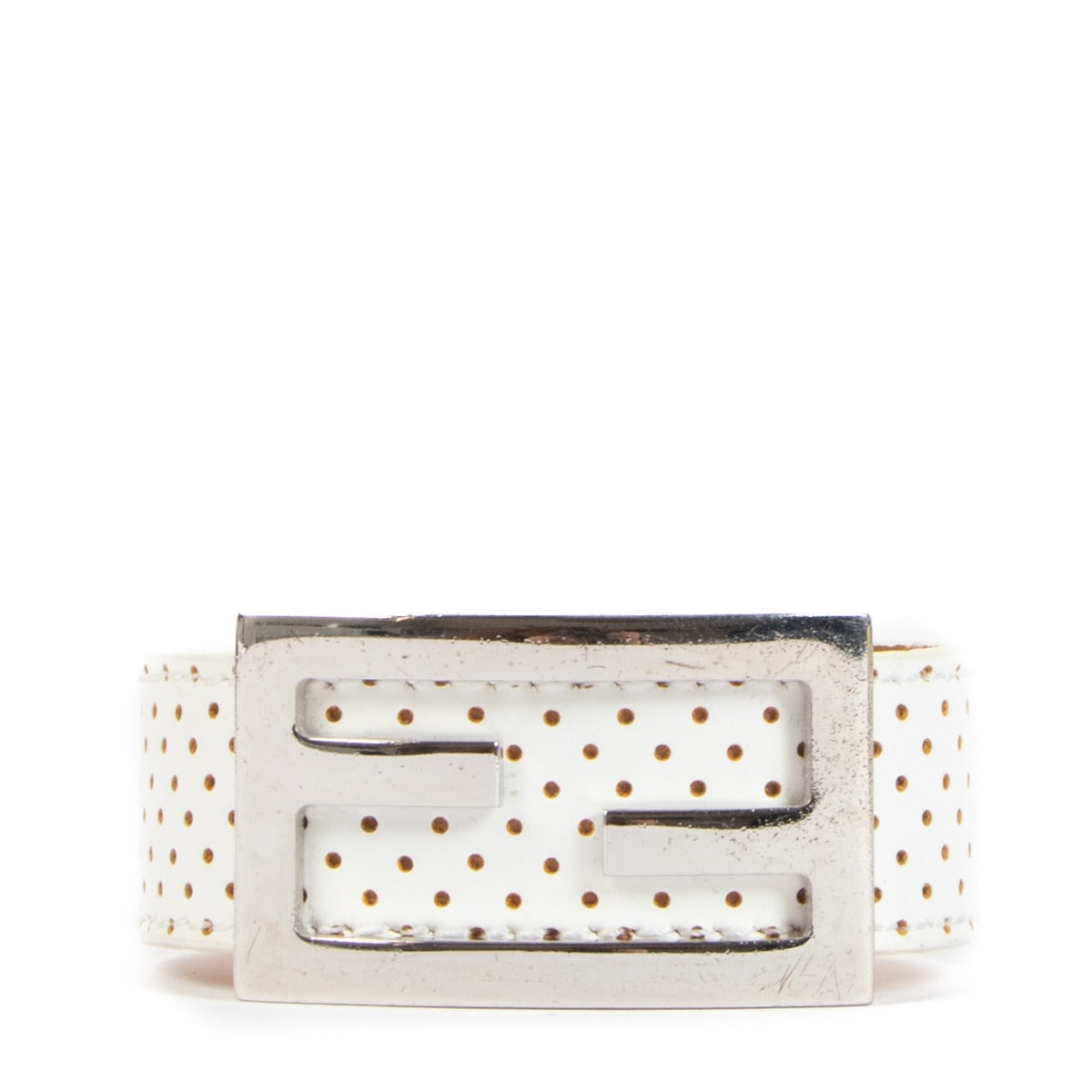 Fendi FF Interchangeable Leather Bracelet