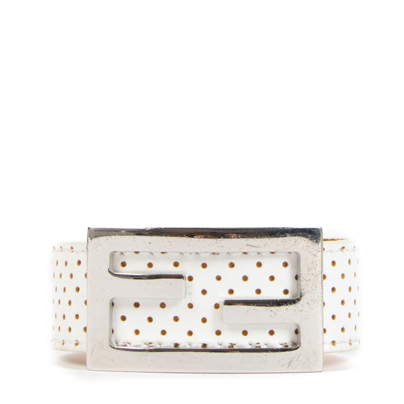 Fendi FF Interchangeable Leather Bracelet
