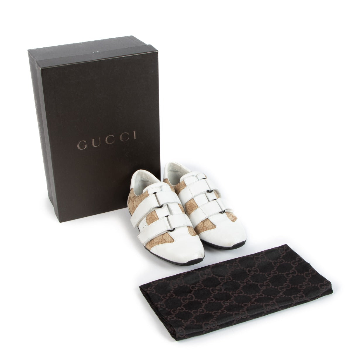Baskets Gucci en toile GG - Taille 35,5