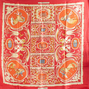 Authentic Preloved Hermès 90 Carré La Présentation Silk Scarf on labellov.com