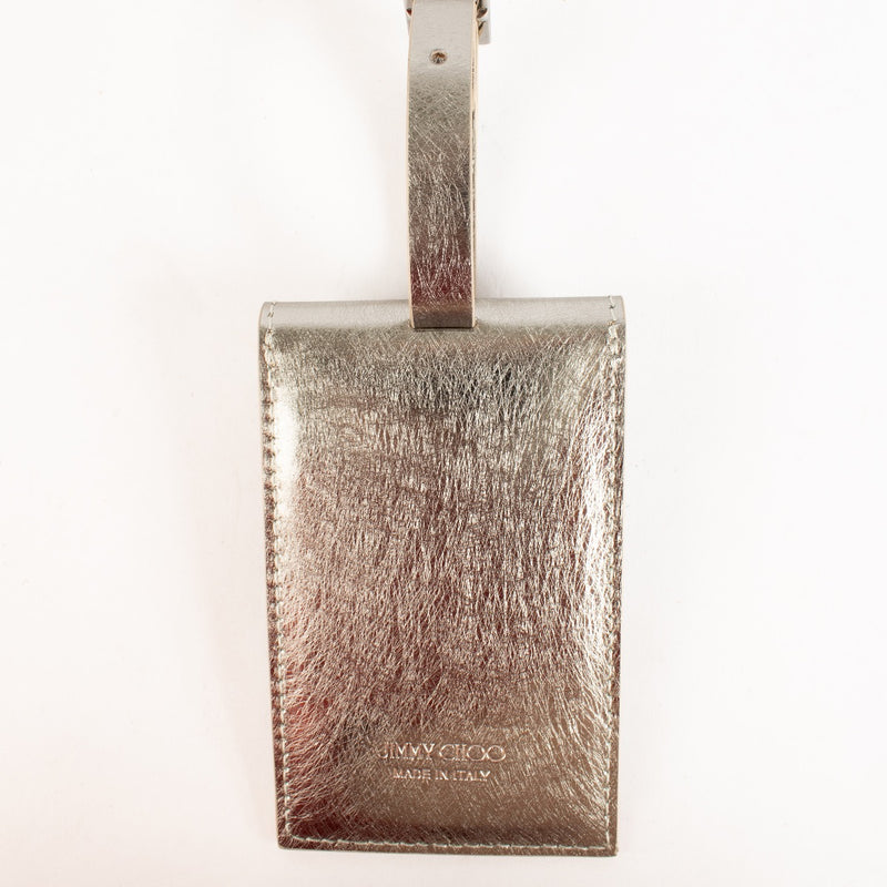 Authentic Preloved Jimmy Choo Silver Bag Tag on Labellov.com