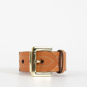 Authentic Preloved Mulberry Cookie Natural Saddle Leather Bracelet on labellov.com
