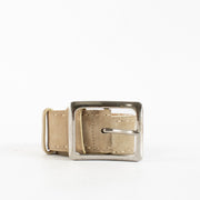 Authentic Preloved Prada Beige Suede Belt - Size 85 on Labellov.com