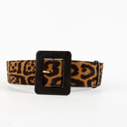 Authentic preloved Saint Laurent Leopard Wide Belt - Size 80 on Labellov.com