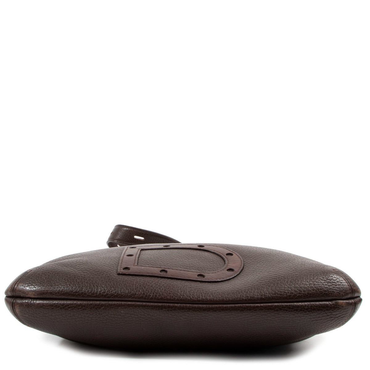 Delvaux Louise Baudrier Cacao Fjord Crossbody Bag