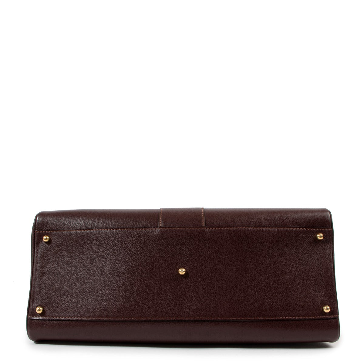 Delvaux Brillant Vintage GM Burgundy Leather