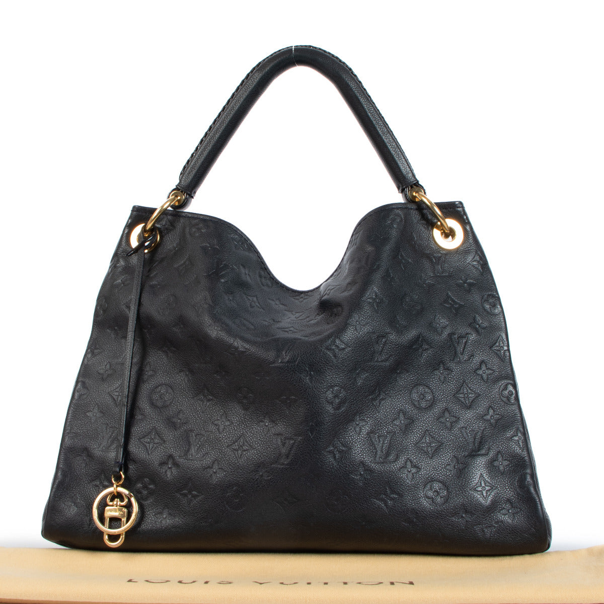 Louis Vuitton Navy Blue Artsy Monogram Emprinte Shoulder Bag aan de beste prijs bij Labellov tweedehands luxe in Antwerpen