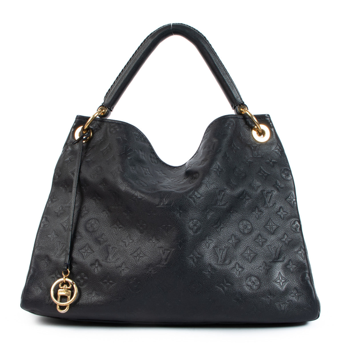 Louis Vuitton Navy Blue Artsy Monogram Emprinte Shoulder Bag for the best price at Labellov secondhand luxury in Antwerp