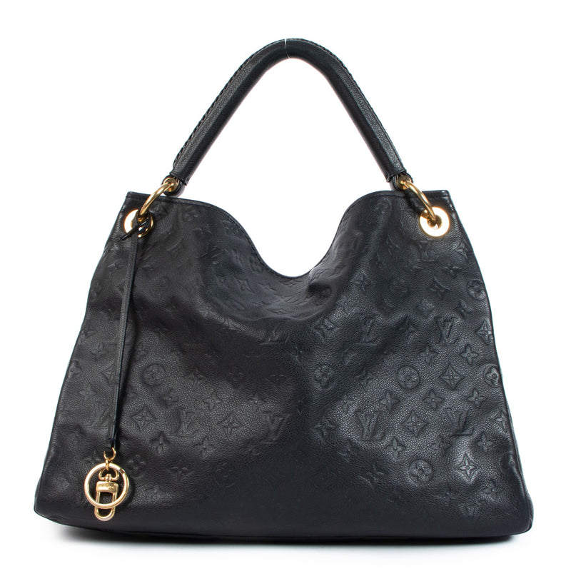 Louis Vuitton Navy Blue Artsy Monogram Emprinte Shoulder Bag for the best price at Labellov secondhand luxury in Antwerp