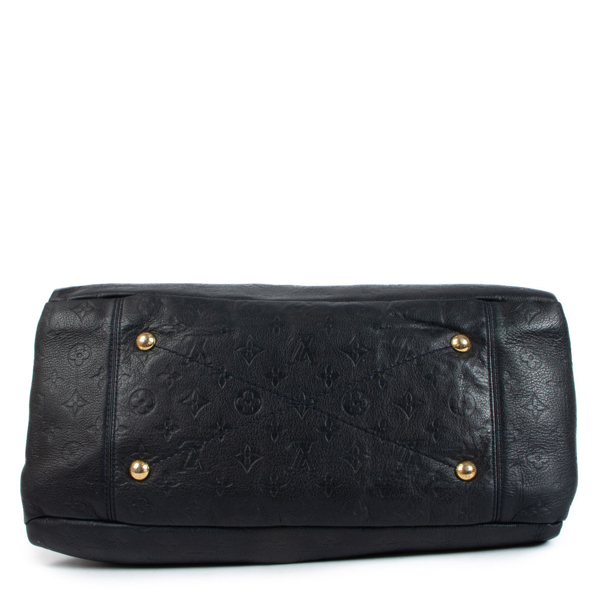 Louis Vuitton Marineblauwe Monogram Empreinte Artsy MM-tas