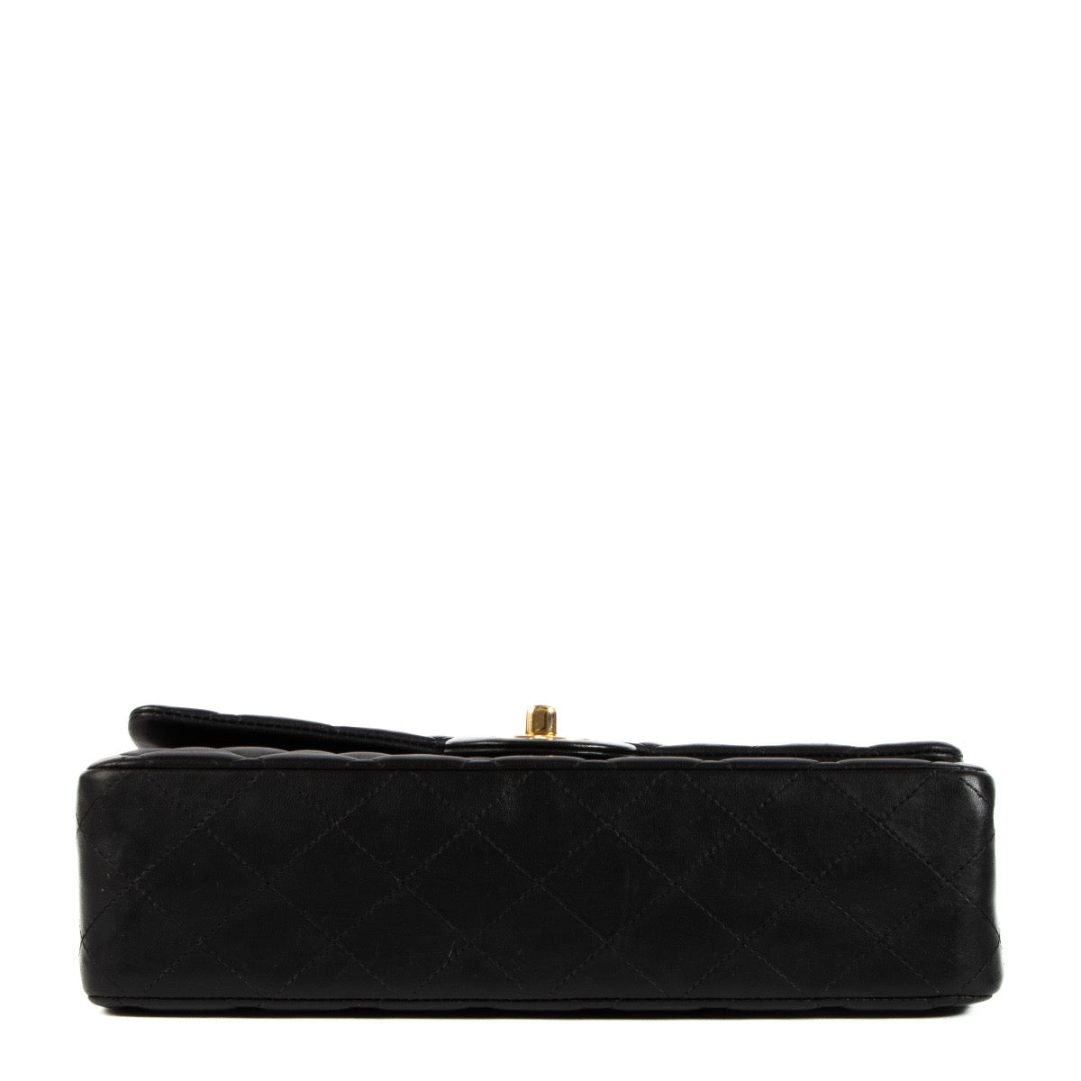 Shop 100% authentic second-hand Chanel Black Lambskin Medium Classic Flap Bag on Labellov.com
