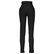 Fendi Black FF Monogram Trousers