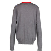 Gucci Bee/Star Grey Wool Sweater