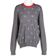 Gucci Bee/Star Grey Wool Sweater