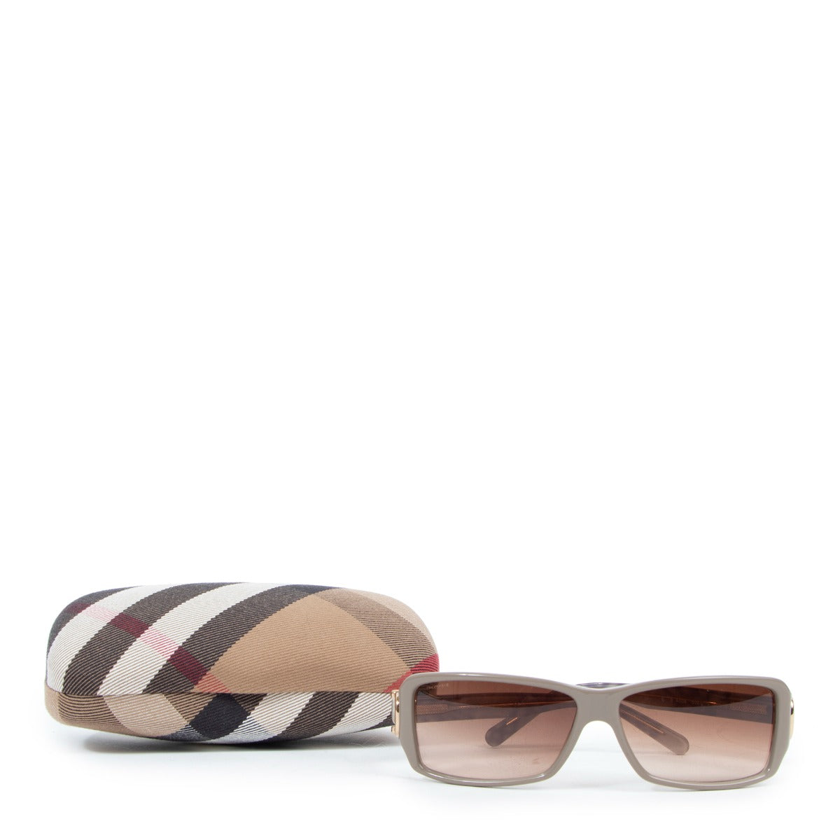 Burberry Beige Acetaat Zonnebril