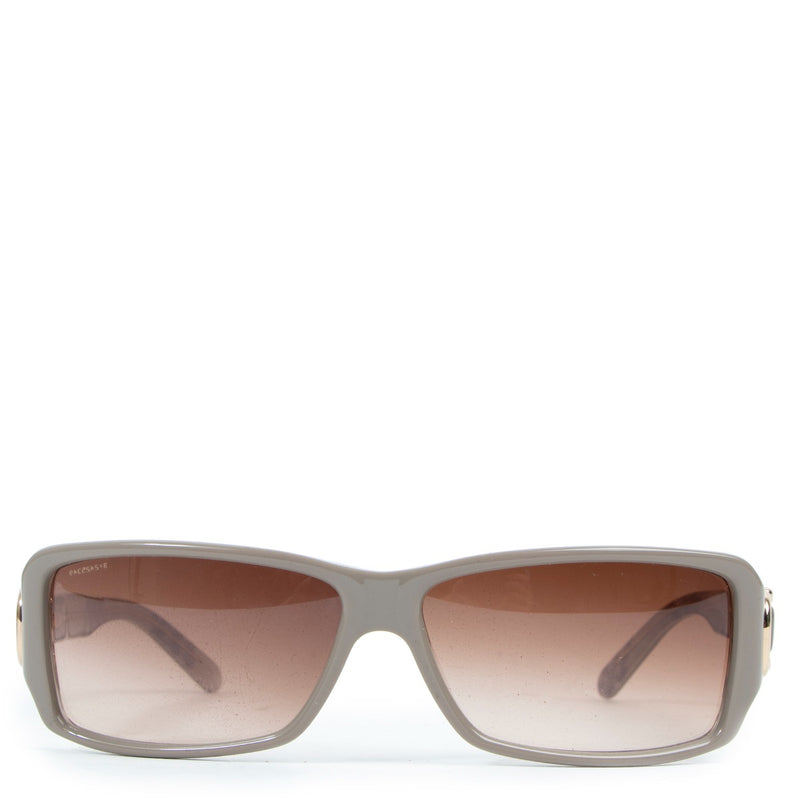 Burberry Beige Horsebit Acetate Sunglasses