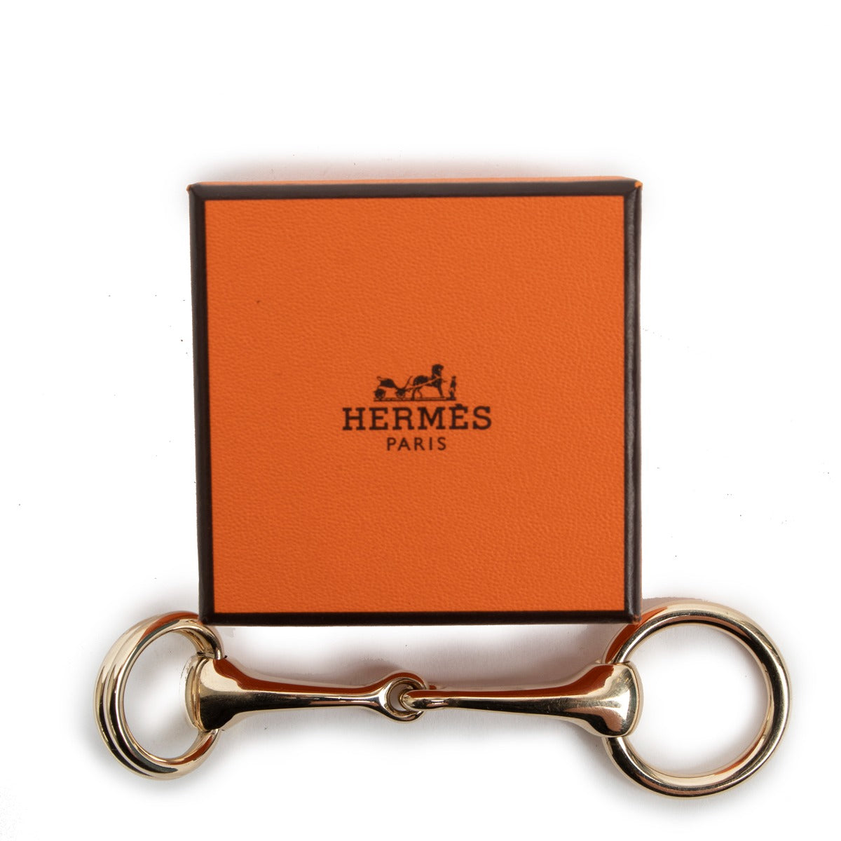 Hermès Gold Mors Scarf Ring