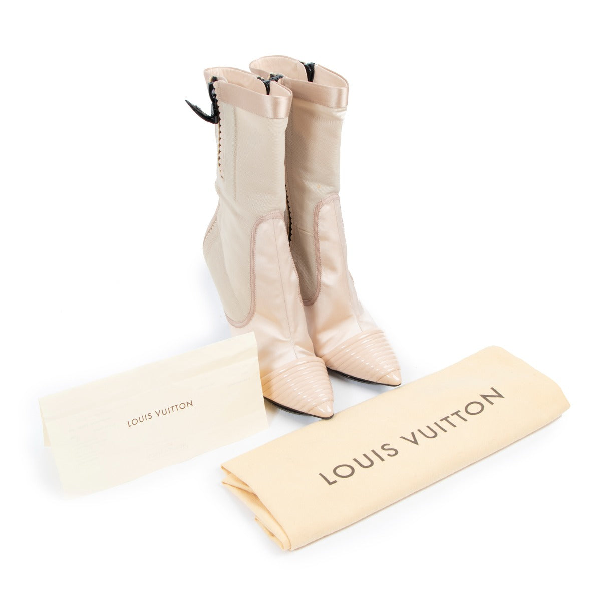 Louis Vuitton Fall/Winter 2015 Pink Lingerie Boots