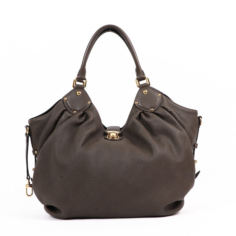 Buy an authentic second-hand Louis Vuitton Grey Monogram Leather Shoulder Bag in very good condition at Labellov in Antwerp.