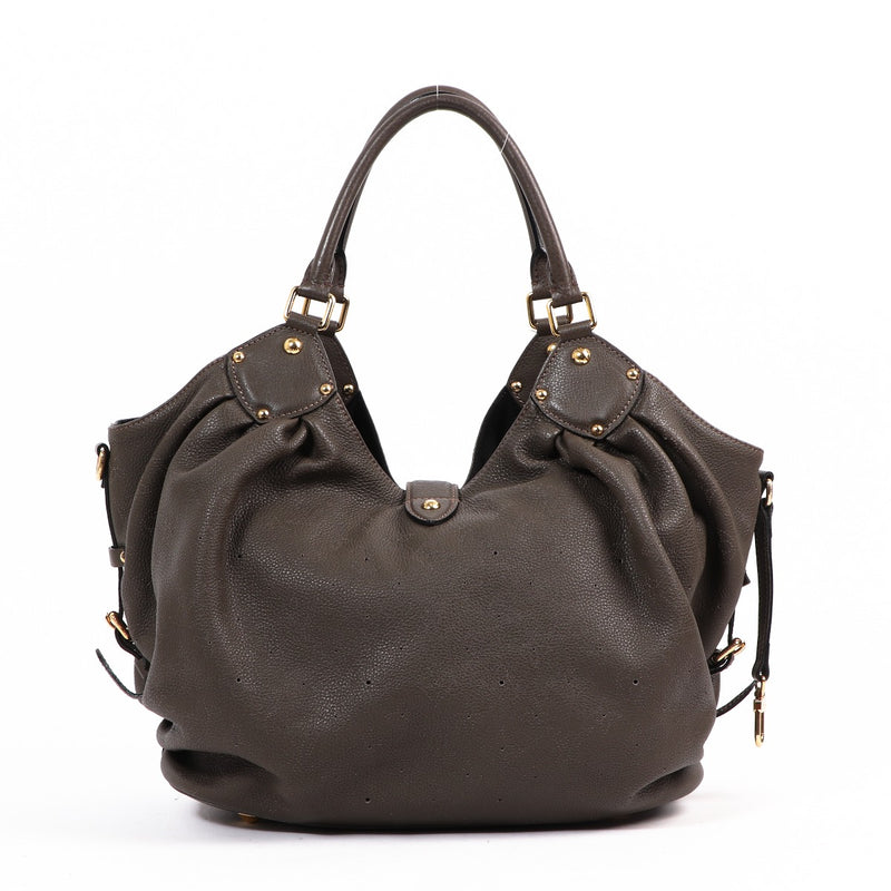 Buy an authentic second-hand Louis Vuitton Grey Monogram Leather Shoulder Bag in very good condition at Labellov in Antwerp.