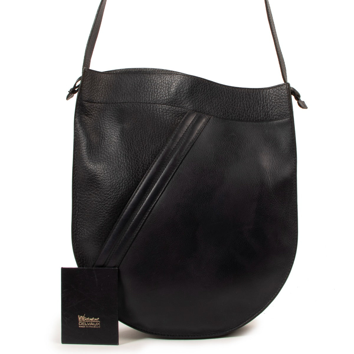 Delvaux Blue Leather Vintage Crossbody Bag