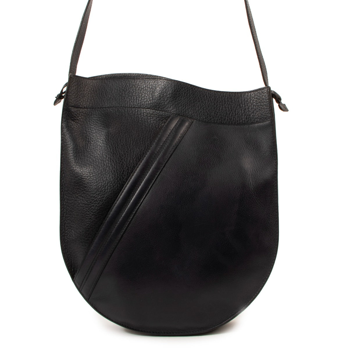 Delvaux Blue Leather Vintage Crossbody Bag