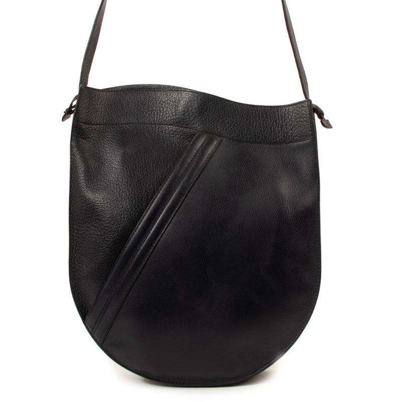 Delvaux Blue Leather Vintage Crossbody Bag