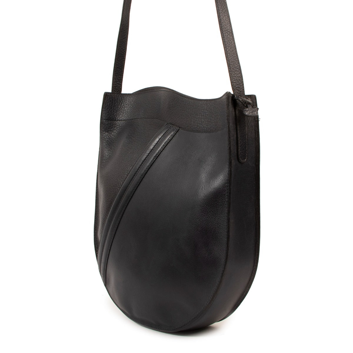 Delvaux Blue Leather Vintage Crossbody Bag