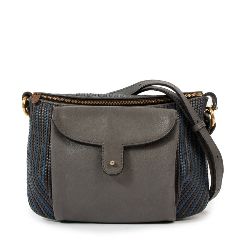 Delvaux Moissac Mini Multicolor Toile De Cuir Crossbody Bag