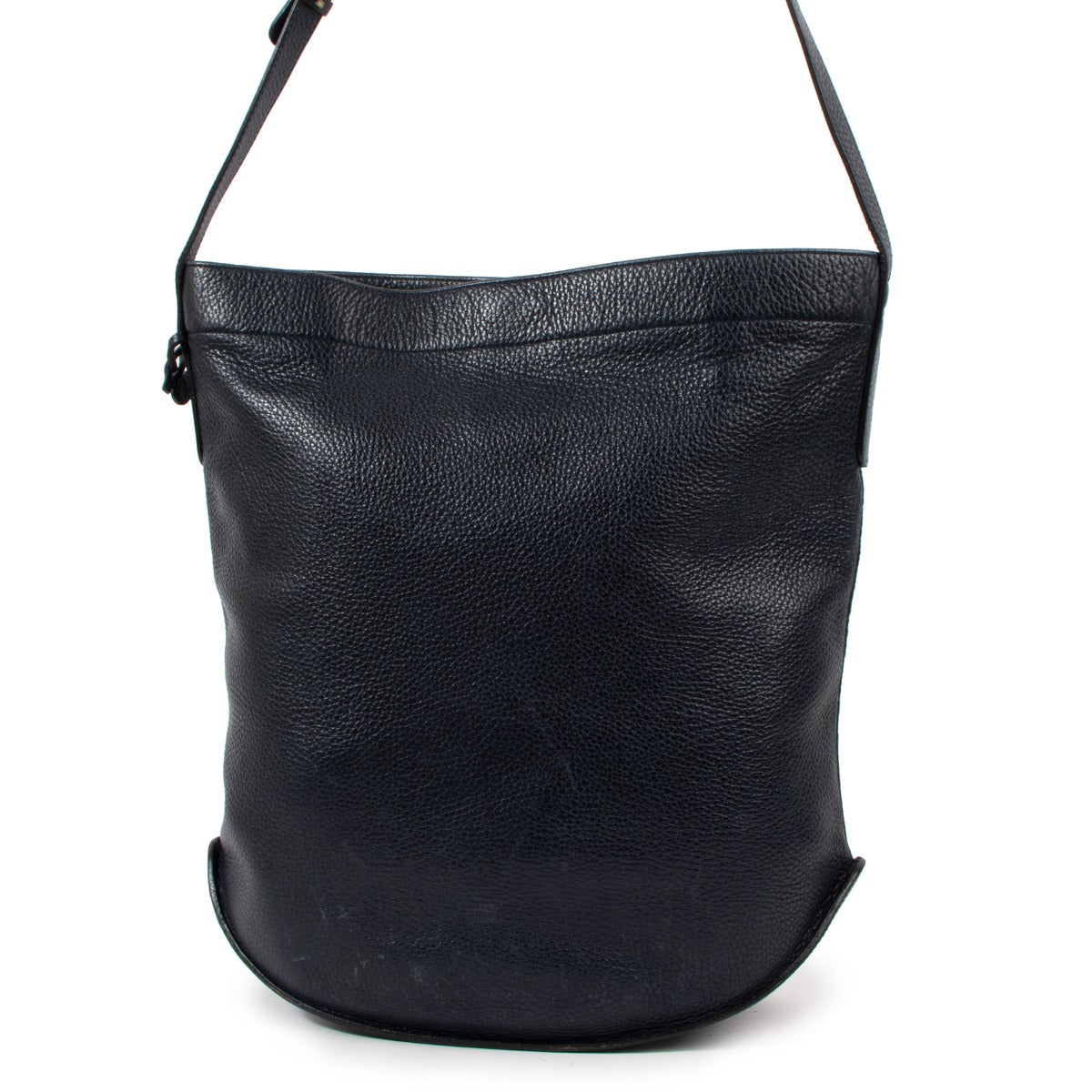 Delvaux Pin Vintage Blue Leather Crossbody Bag