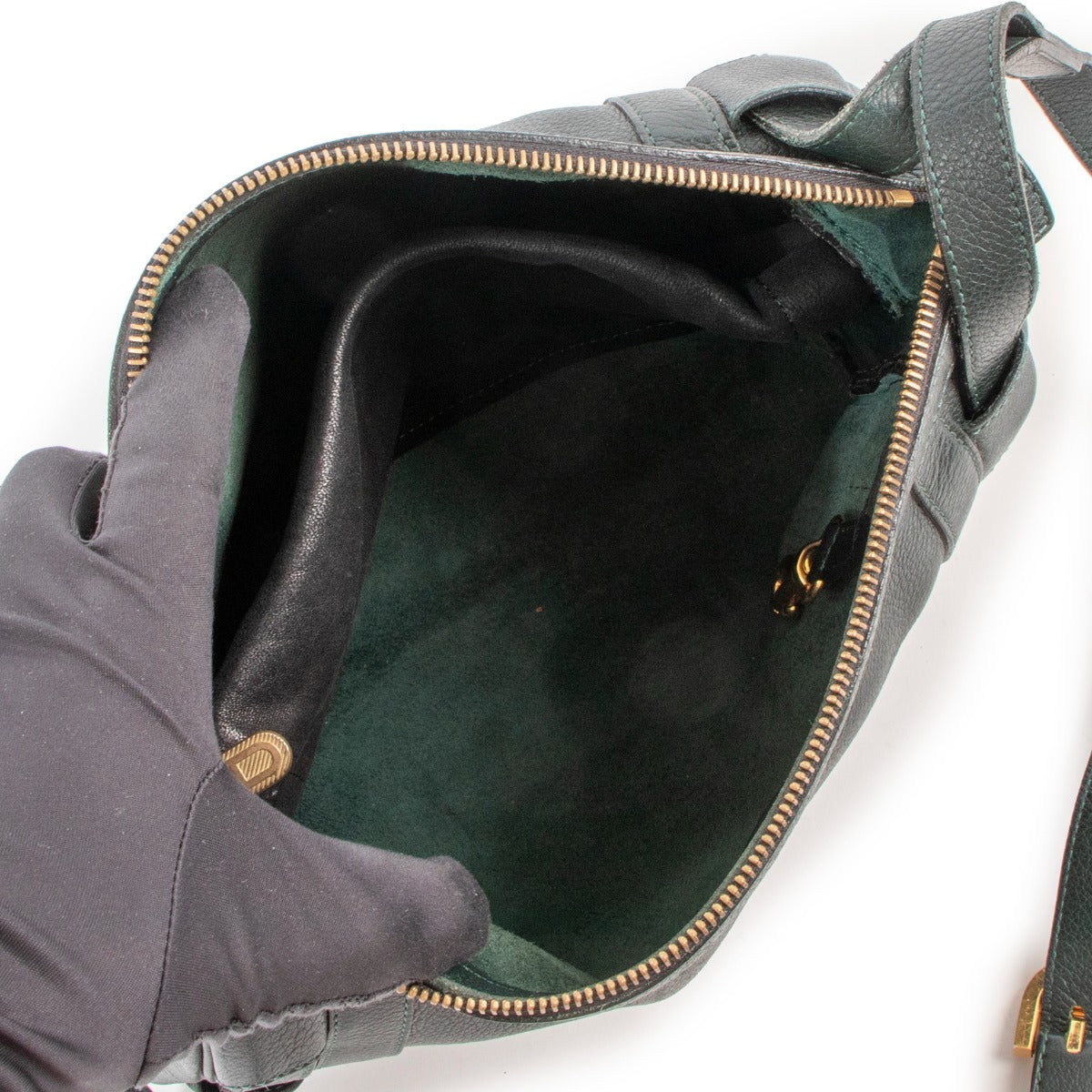 Delvaux Groene Vintage Crossbodytas