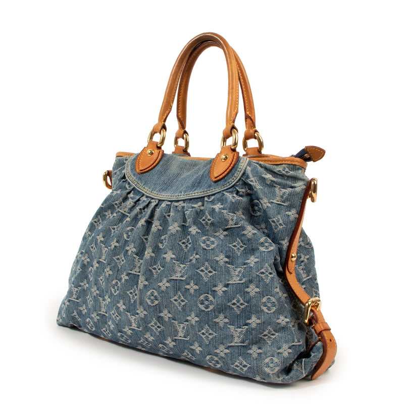 Louis Vuitton Neo Cabby GM Monogram Denim Bag
