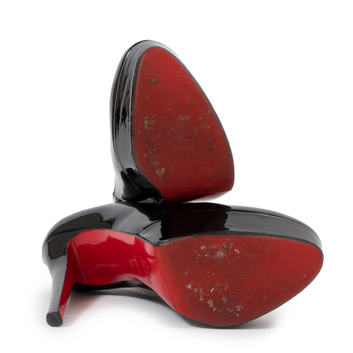 Escarpins Bianca en cuir verni noir Christian Louboutin - Taille 38