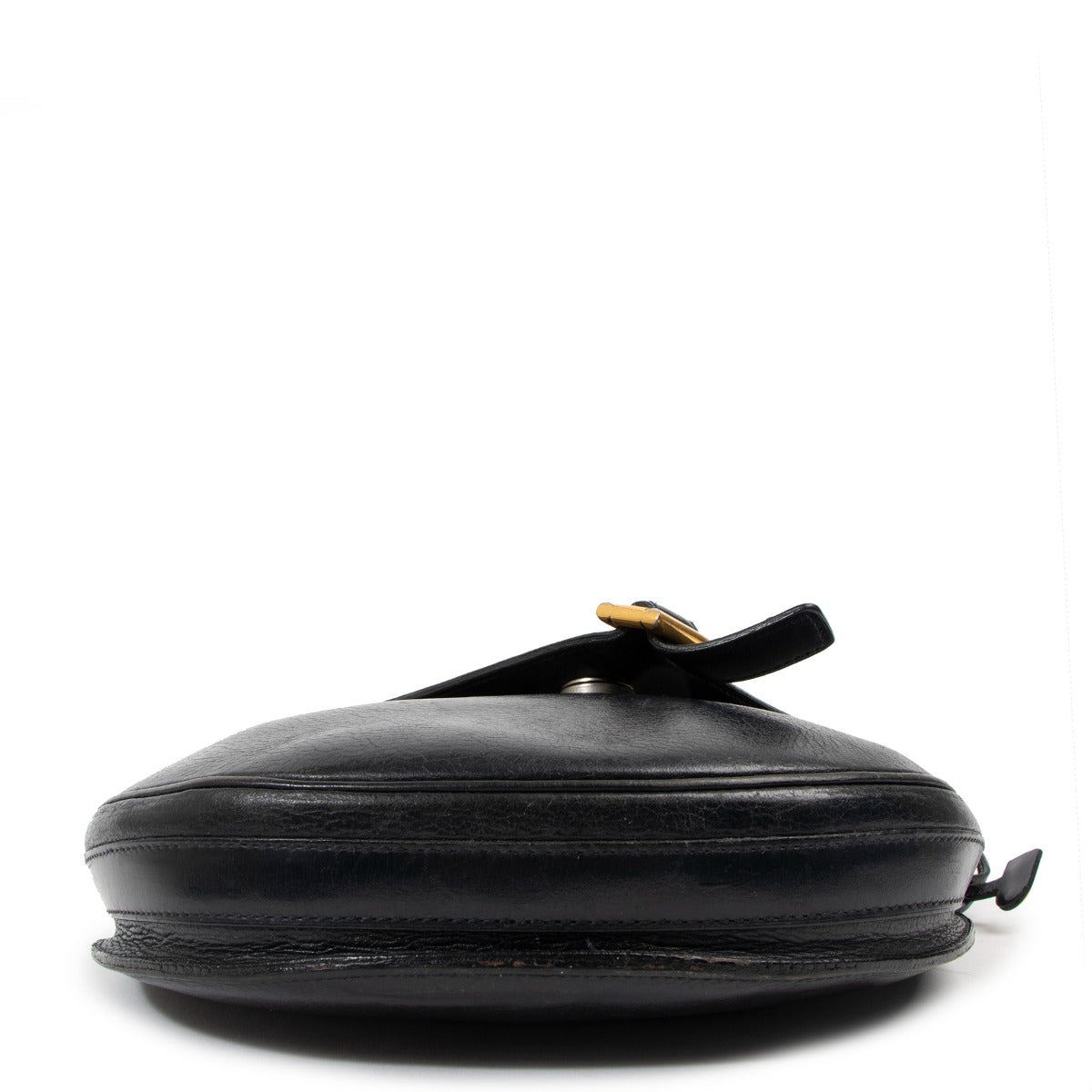 Delvaux Black Leather Crossbody Bag